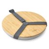 218462 10 jidelni talir outdoor 25 cm sada 4 ks stribrna nerezova ocel black blum