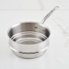 225651 4 naparovaci vlozka provisions 20 cm stribrna nerezova ocel hestan