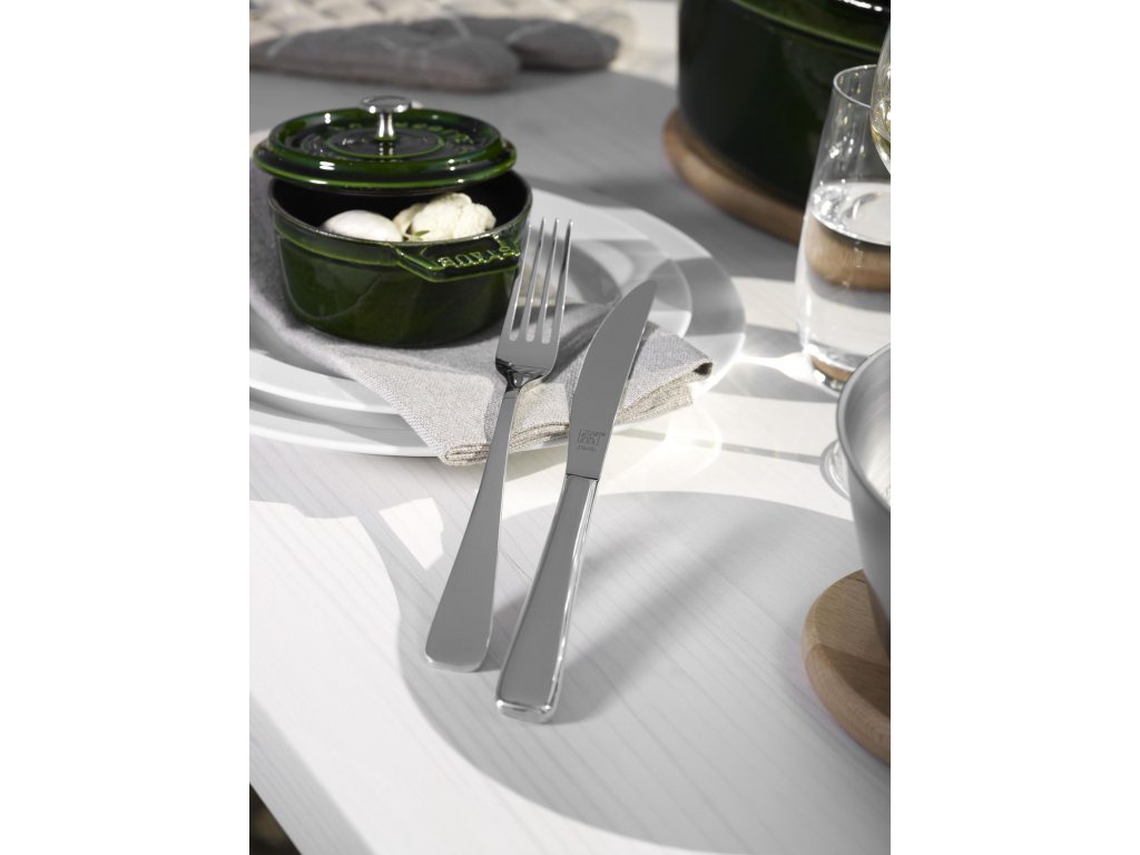 COM-FOUR® 12x cuillères à café en acier inoxydable - couverts de table  élégants au design