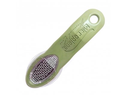 Pēdu skrubis BC BOX, zaļš, Microplane