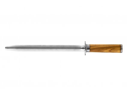 Nažu asināšanas stienis OLIVE 26 cm, olīvkoka rokturis, Forged