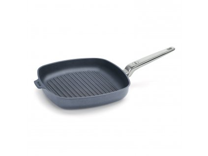 Grila panna DIAMOND LITE PRO 28 x 28 cm, nerūsējošā tērauda rokturis, titāns, WOLL