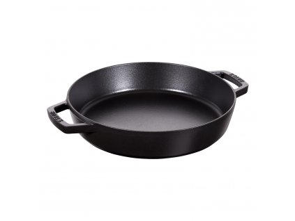 Servēšanas panna 26 cm, melna, čuguns, Staub