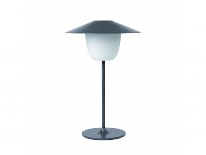 Pārnēsājama galda lampa ANI 33 cm, LED, silti pelēka, Blomus
