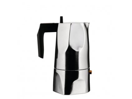 Plīts espresso kafijas automāts OSSIDIANA 70 ml, melns, Alessi