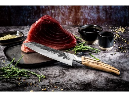 Santoku nazis KATAI 18 cm, Forged