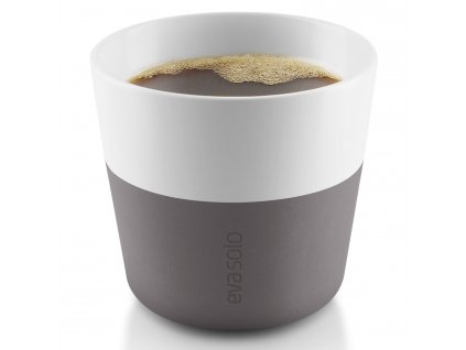 Krūzīte 230 ml, 2 krūzīšu komplekts, ar silikona vāciņu, pelēka, Eva Solo