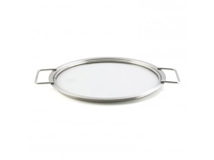 Katla vāks EVA TRIO 24 cm, plakans, stikls, Eva Solo