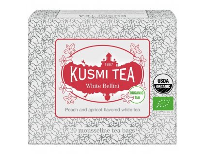 Baltā tēja BELLINI, 20 muslīna tējas maisiņi, Kusmi Tea