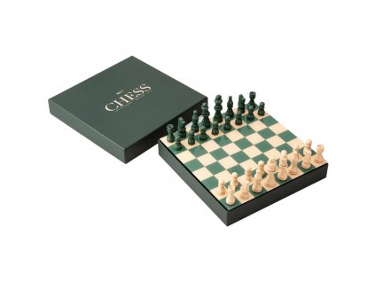 Šahs CLASSIC, zaļš, Printworks