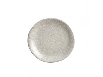 Deserta šķīvis MODERN WHITE & GREY, 24 cm, MIJ