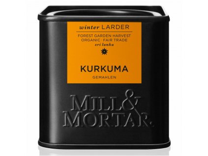 Bioloģiskais kurkums 50 g, malts, Mill & Mortar