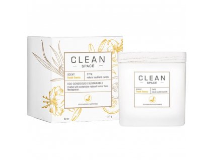 Aromatizēta svece FRESH LINENS 227 g, Clean
