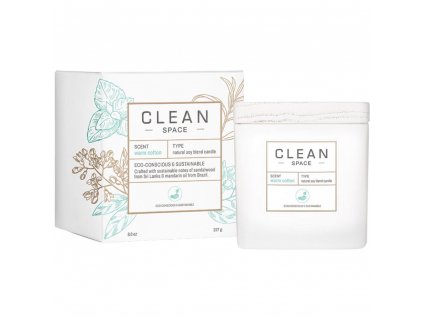 Aromatizēta svece WARM COTTON 227 g, Clean