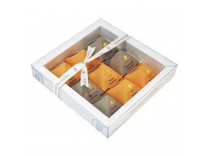 Tējas dāvanu komplekts DESERT GLOW, 9 piramīdas kastītes, The Tea Republic