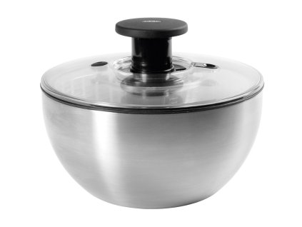 Salātu žāvētājs STEEL 6,0 l, sudraba krāsa, nerūsējošs tērauds, OXO