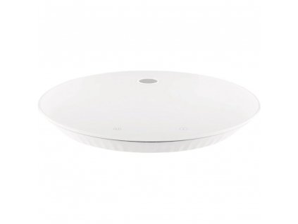 Digitālie pārtikas svari PLISSÉ 27 cm, balti, plastmasa, Alessi