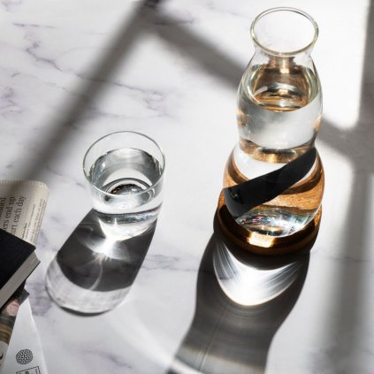 Ūdens karafe EAU GOOD 800 ml, caurspīdīga, stikls, Black+Blum
