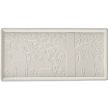 Servēšanas paplāte IN THE FOREST 30 x 14 cm, krēmkrāsas, keramika, Mason Cash