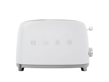Tosteris TSF01WHMEU, 2 šķēlēm, matēti balts, Smeg