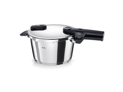 Spiediena katls VITAQUICK 4,5 l, sudraba krāsa, nerūsējošs tērauds, Fissler