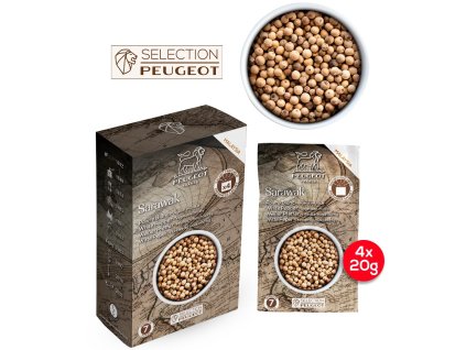 Baltie pipari SARAWAK 4 x 20 g, Peugeot