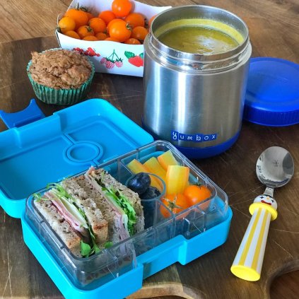Pārtikas trauks ZUPPA 415 ml, violets, nerūsējošs tērauds, Yumbox