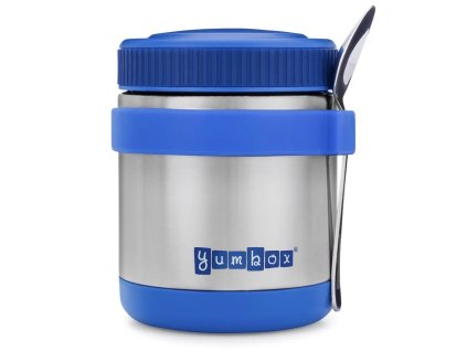 Pārtikas kastīte ZUPPA 415 ml, zila, nerūsējošs tērauds, Yumbox