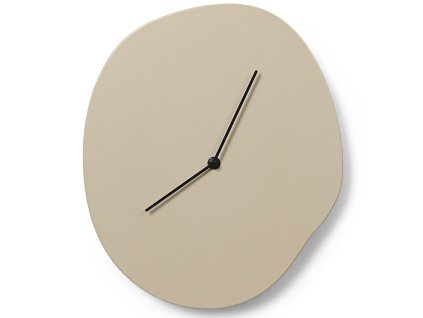 Sienas pulkstenis MELT 33 cm, kašmirs, MDF, stingrs LIVING
