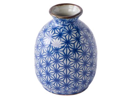 Sake pudele STARBURST, zila, keramika, MIJ