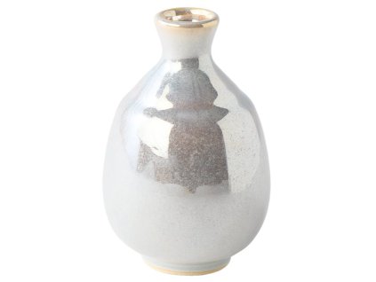 Sake pudele PEARL, sudraba, keramika, MIJ