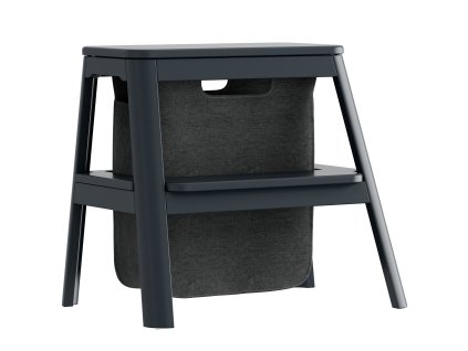 Pakāpienu soliņš STEP IT UP 48 cm, pelēka, koks, attēls