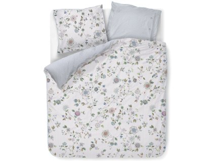 215274 dvouluzkove povleceni flores bailando 200 x 220 cm bila bavlneny perkal pip studio