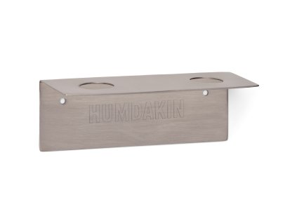 215507 drzak na tekuta mydla 14 cm dvojity stribrna nerezova ocel humdakin