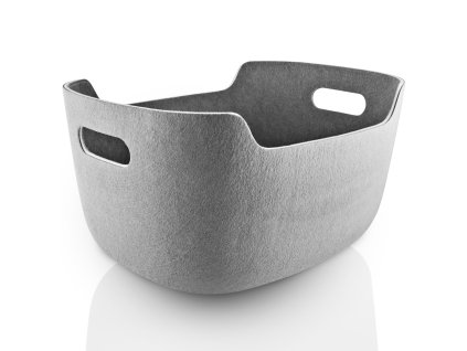 215666 ulozny kos tidy 48 x 26 cm seda plast eva solo