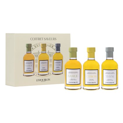 217775 darkova sada extra panensky olivovy olej ochuceny 3 x 200 ml estoublon