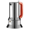 Espresso aparāts 9090, 300 ml, sarkans rokturis, Alessi