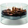 Eļļas lampa FIRE 23 cm, galda, sudraba, Philippi