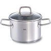 Augstais katls VISEO 16 cm, sudraba krāsa, nerūsējošs tērauds, Fissler