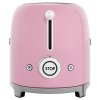 Tosteris TSF01PKEU, 2 šķēlēm, pasteļrozā, Smeg