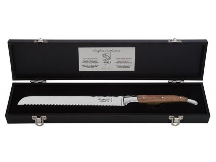 Bread knife LAGUIOLE LUXURY 20 cm, olive wood, Laguiole