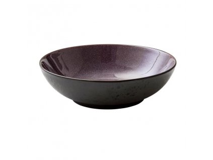 Salad bowl 24 cm, black/purple, Bitz