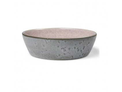Dining bowl 18 cm, grey/pink, Bitz