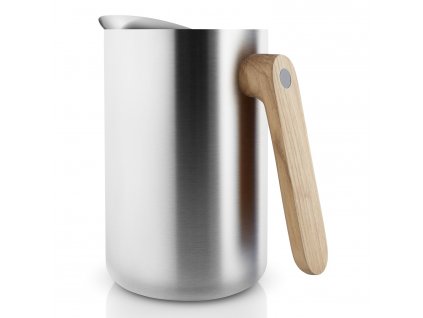 Thermos jug 1 l, with wooden handle, stainless steel, Eva Solo