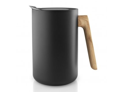 Thermos jug NORDIC KITCHEN 1 l, wooden handle, black, Eva Solo