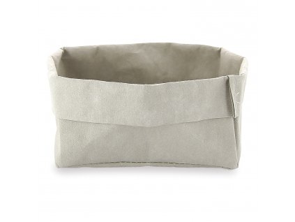 Bread basket TOUCH 16 x 16 cm, grey, cellulose, REVOL