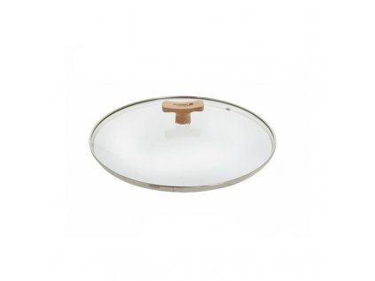 Pot/ pan lid 20 cm, with wooden handle, de Buyer 