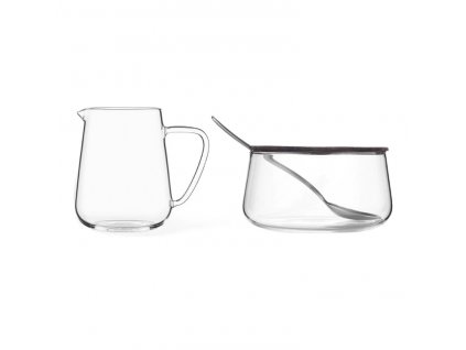 Cream and sugar set CLASSIC, glass, Viva Scandinavia