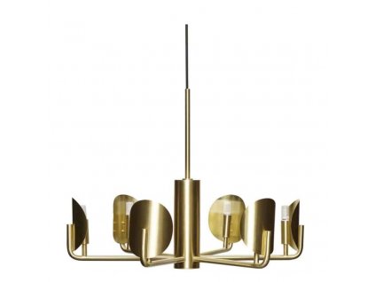 Chandelier POMP 54 cm, brass, Hübsch