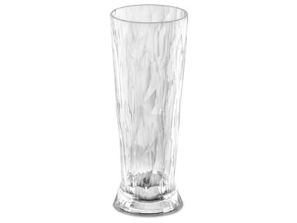 Plastic beer glass CLUB NO.11, 500 ml, crystal clear, Koziol 